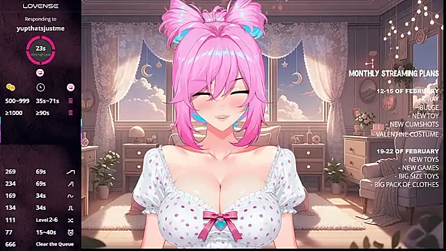 Snapshot of CosmicFaith chatting on 9, 2, 2026 CosmicFaith online show from 9, 2, 2026