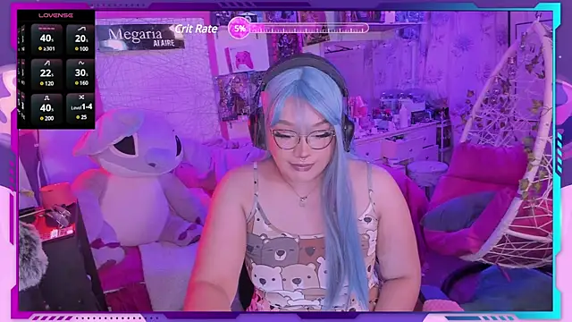 MegariaB online show from 25, 2, 2025