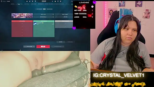 crystal7u7 online show from 18, 9, 2025