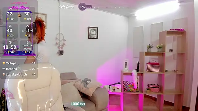 Snapshot of Tiarha chatting on 2, 3, 2025 Tiarha online show from 2, 3, 2025