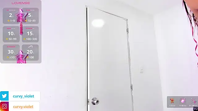 CurvyViolet online show from 19, 12, 2024