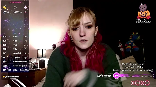 EllieeRose online show from 9, 2, 2026