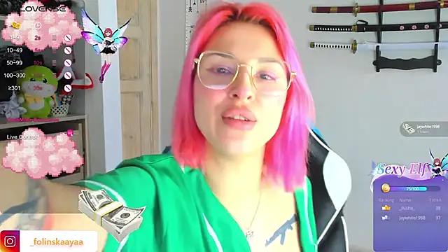 Snapshot of folinskayyya chatting on 9, 1, 2025 folinskayyya online show from 9, 1, 2025