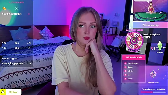 Snapshot of PrincessVS chatting on 3, 2, 2025 PrincessVS online show from 3, 2, 2025