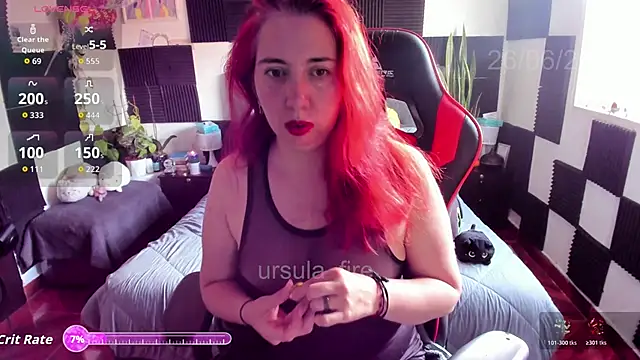 Snapshot of Ursula_fire chatting on 26, 6, 2026 Ursula fire online show from 26, 6, 2026