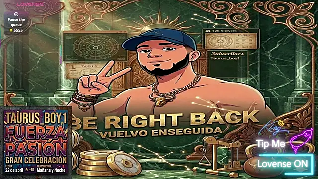 taurus boy1 online show from 18, 4, 2026