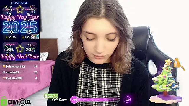 Snapshot of CherryBloom777 chatting on 5, 1, 2025 CherryBloom777 online show from 5, 1, 2025
