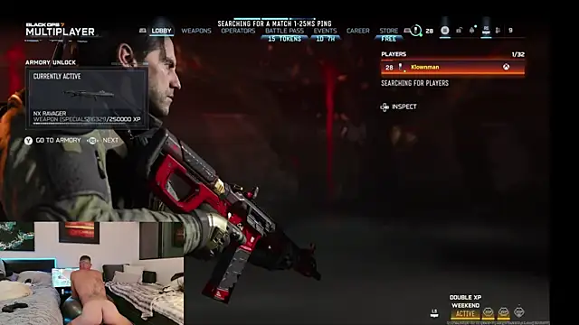 Snapshot of klownman1 chatting on 8, 2, 2026 klownman1 online show from 8, 2, 2026