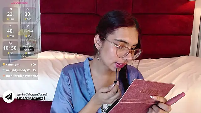 sara saenz99 online show from 16, 1, 2025