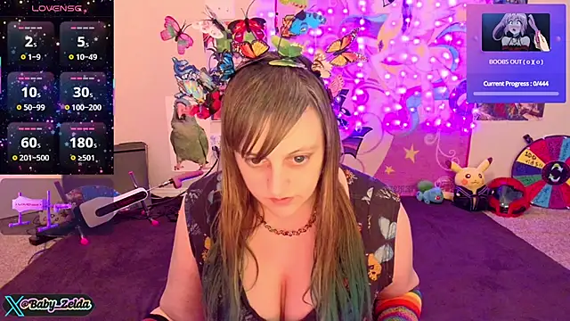 BabyZelda online show from 26, 1, 2025
