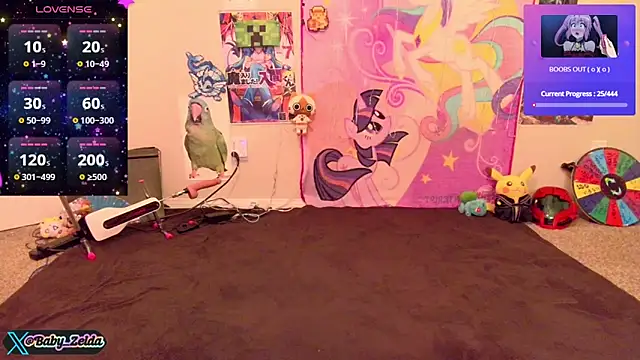 BabyZelda online show from 28, 1, 2025