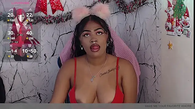 Snapshot of ebonyciaraqueen chatting on 13, 12, 2024 ebonyciaraqueen online show from 13, 12, 2024