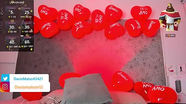 Snapshot of Maisondavis_ chatting on 15, 2, 2025 Maisondavis online show from 15, 2, 2025