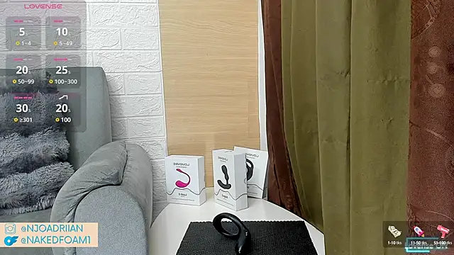 nakedfoam1 online show from 27, 2, 2025