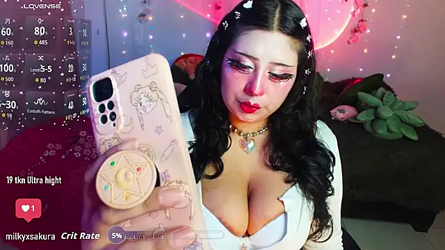 MilkyXSakura online show from 19, 11, 2025