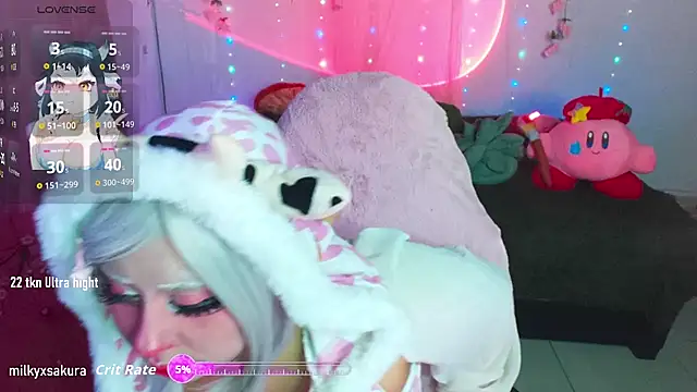 MilkyXSakura online show from 8, 3, 2026