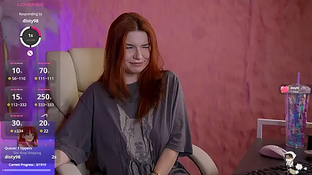 RedShinee online show from 27, 1, 2025