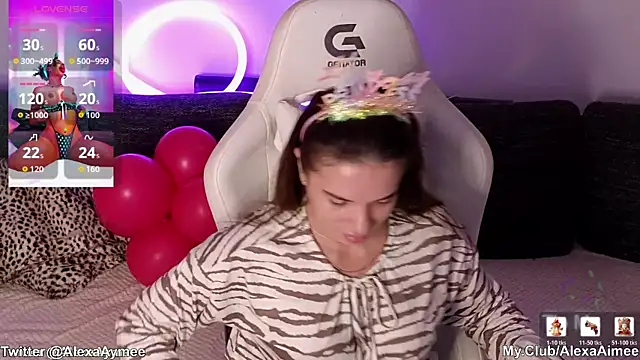 AlexaAimee online show from 1, 4, 2026