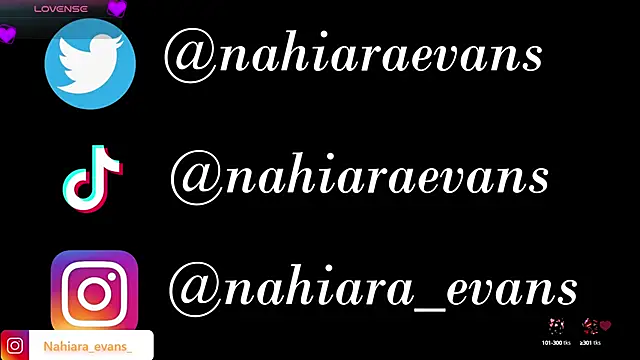 NahiaraEvans  online show from 15, 10, 2025