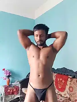 HunkyAriyan online show from 3, 2, 2025