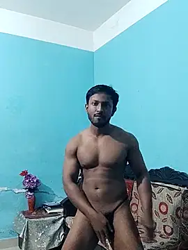 HunkyAriyan online show from 21, 2, 2025