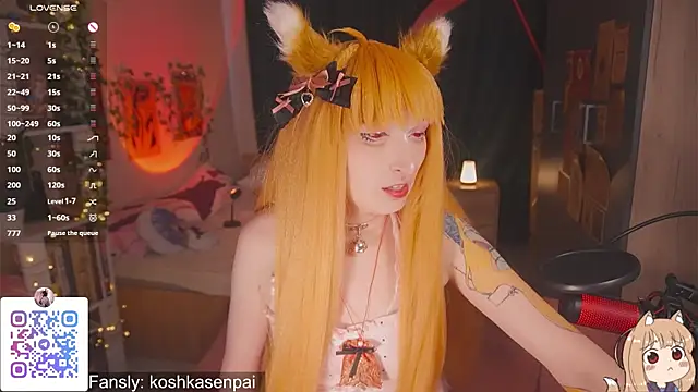Snapshot of koshkasenpai chatting on 8, 10, 2025 koshkasenpai online show from 8, 10, 2025