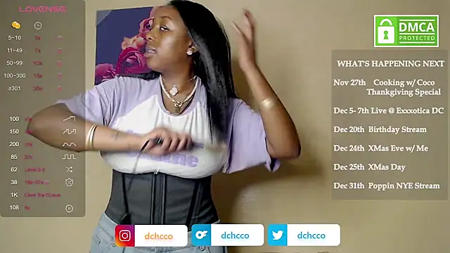 Snapshot of dchcco chatting on 20, 11, 2025 dchcco online show from 20, 11, 2025