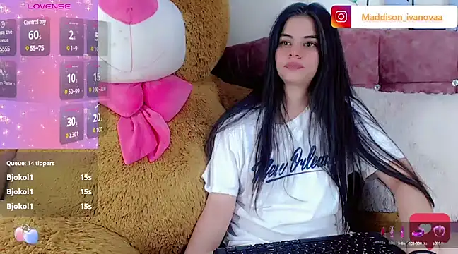 Madisson Ivanova online show from 15, 1, 2025