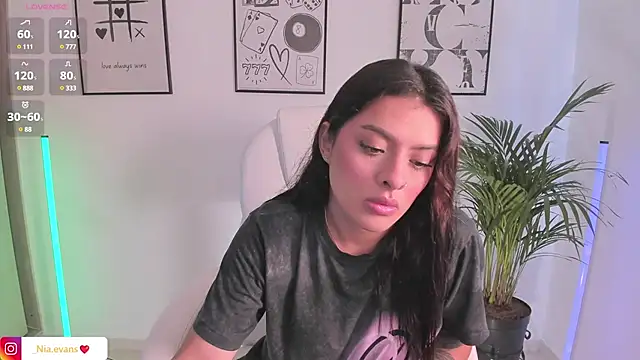 NiiaEvanss online show from 21, 3, 2025