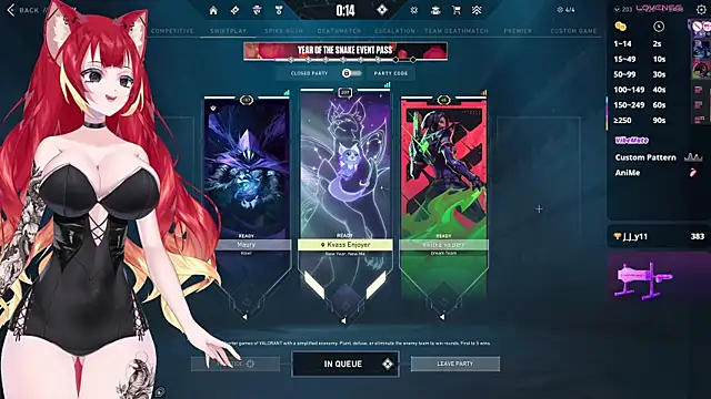 LewdKira VT online show from 28, 1, 2025