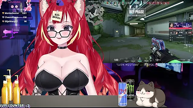 LewdKira VT online show from 21, 3, 2025