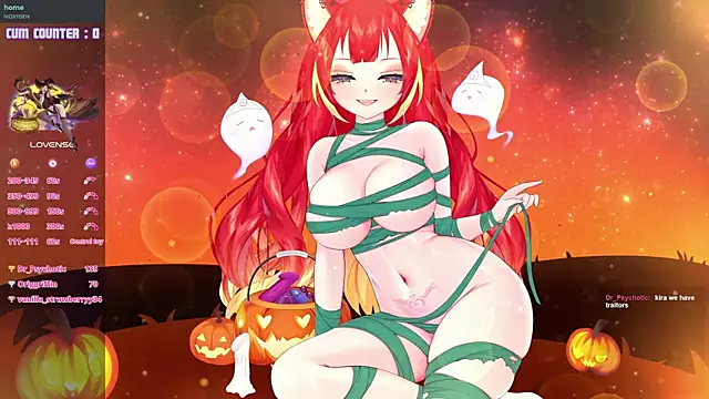 LewdKira VT online show from 17, 10, 2025