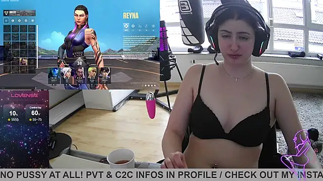 Gamergirl-Linela online show from 12, 2, 2025