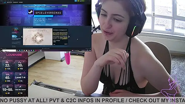 Gamergirl-Linela online show from 27, 2, 2025