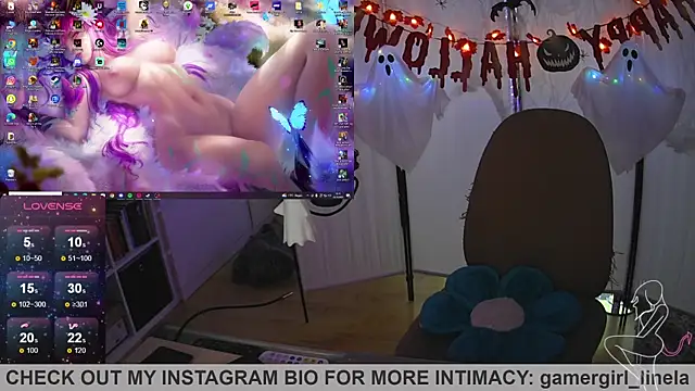 Gamergirl-Linela online show from 23, 10, 2025