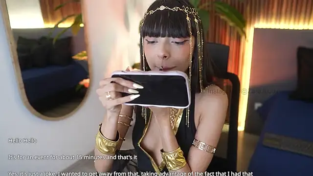 ZaraLuuv online show from 27, 10, 2025