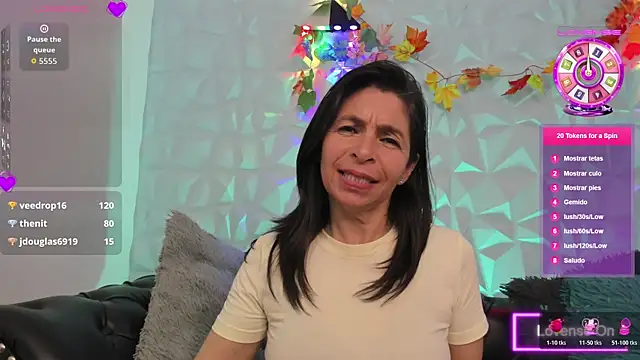 SabinaDeluxe cg online show from 7, 11, 2025