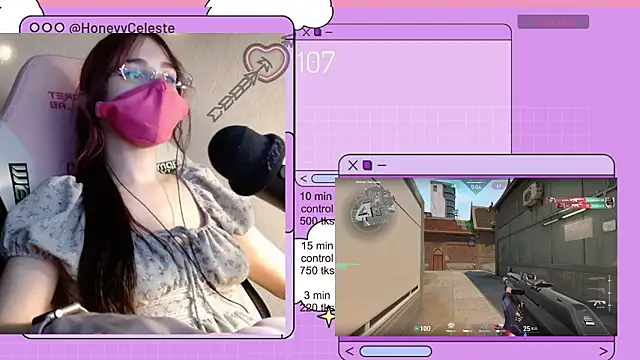 HoneyyCeleste online show from 29, 4, 2026