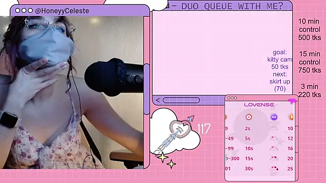 Snapshot of HoneyyCeleste chatting on 12, 5, 2026 HoneyyCeleste online show from 12, 5, 2026