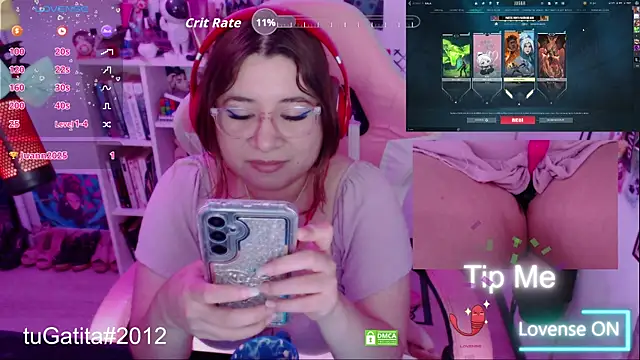 Pink girl0n online show from 12, 9, 2025