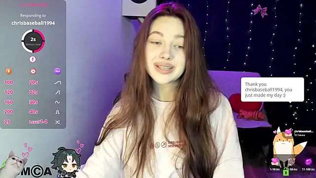 Snapshot of AmourLily chatting on 20, 7, 2026 AmourLily online show from 20, 7, 2026