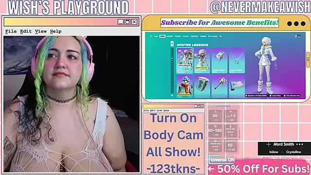 nevermakeawish online show from 25, 2, 2026