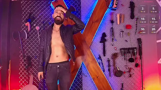 Warick and Aria bdsm  online show from 17, 9, 2025