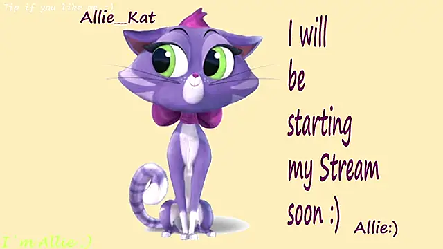 Allie Kat online show from 18, 7, 2026