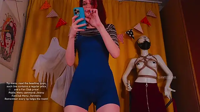 Giantess Eva online show from 31, 10, 2025