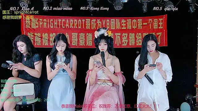 Snapshot of YB-001 chatting on 6, 11, 2025 YB-001 online show from 6, 11, 2025