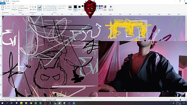 Snapshot of 3v1l chatting on 13, 11, 2025 3v1l online show from 13, 11, 2025