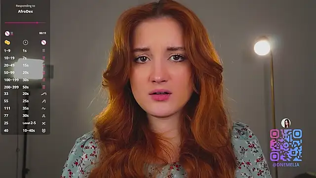 AmelieSeductress online show from 21, 12, 2025