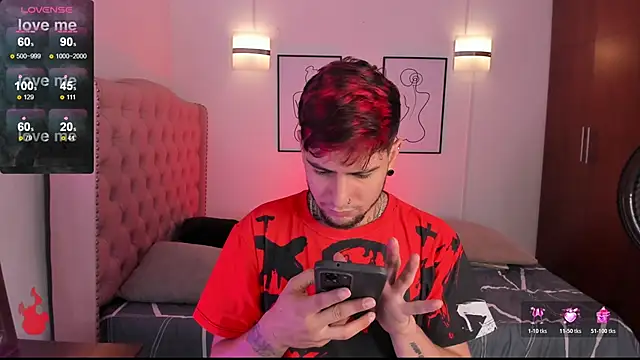 Snapshot of vaalentiino chatting on 18, 1, 2026 vaalentiino online show from 18, 1, 2026