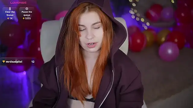 GingerPinky online show from 5, 2, 2026